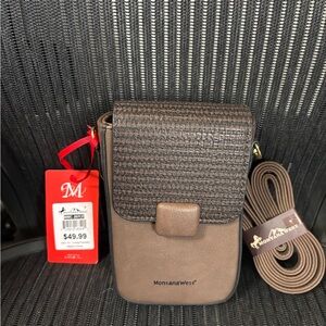 Montana West Brown Crossbody Bag
